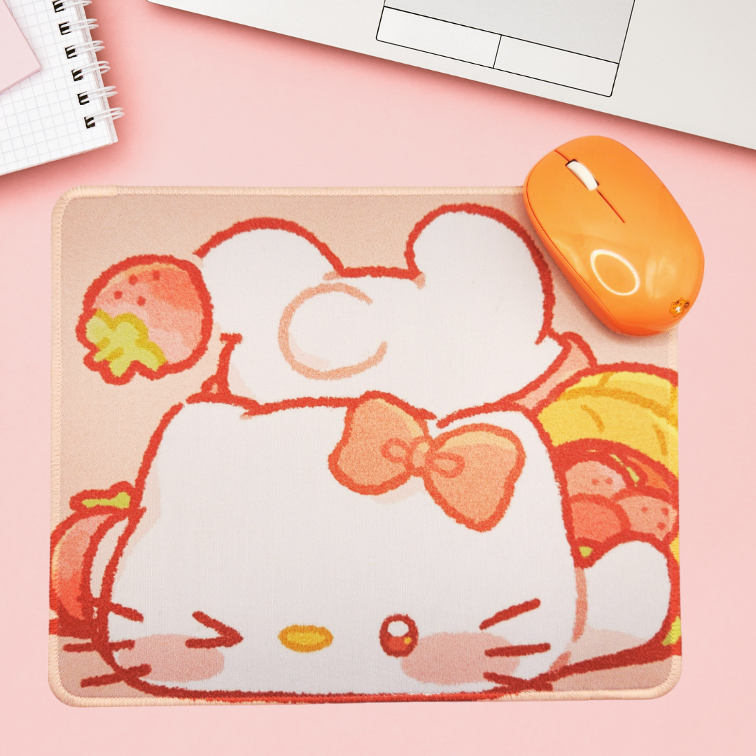 Hello Kitty Strawberry Sanrio Mouse Pad Oziko Stationery Store