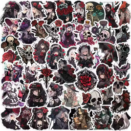 Rose Goth 50 Pack Stickers