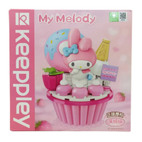 Sanrio Keeppley My Melody Cupcake Building Block Figurine Set