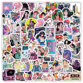 Pop City Life 50 Pack Stickers