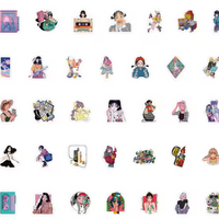 Pop City Life 50 Pack Stickers