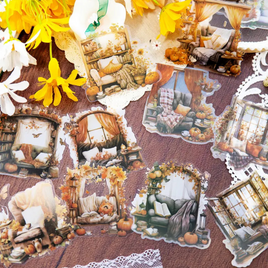 Cottage Window Sticker Packs