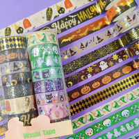 Halloween Spooky 16pck Washi Tape Set