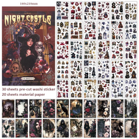 Gothic Night Castle Sticker Book