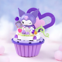 Sanrio Keeppley Kuromi Cupcake Building Block Figurine Set