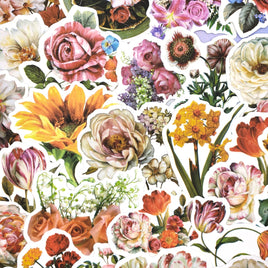 Boho Flowers 50 Piece Sticker Pack