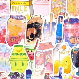 Bubble Tea 50 Piece Sticker Pack