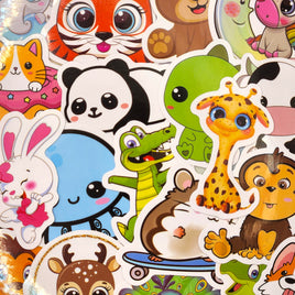 Kawaii Animals 50 Piece Sticker Pack