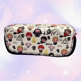 Chibi Harry Potter Double Zip Pencil Case