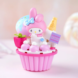 Sanrio Keeppley My Melody Cupcake Building Block Figurine Set