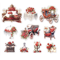 Victorian Court Drama Sticker Collection