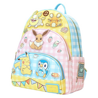 Pokemon Cafe Triple Pocket Backpack