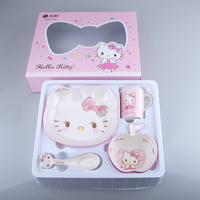 Hello Kitty 4 Piece Tableware Set