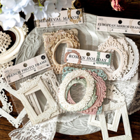 Romantic Paper Collage Border Frames