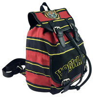 Harry Potter Hogwarts Striped Canvas Backpack