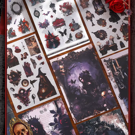 Gothic Night Castle Sticker Book