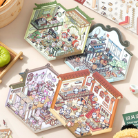 City Life 3D Isometric Sticker Scenes