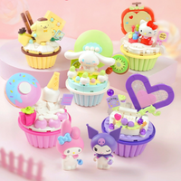 Sanrio Keeppley Cinnamoroll Cupcake Building Block Figurine Set