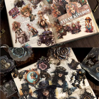 Retro Steampunk Sticker Series