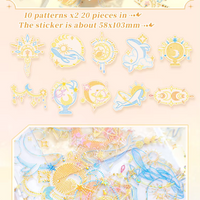 Butterfly Gems 3D Holographic Stickers