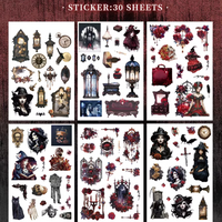 Gothic Night Castle Sticker Book