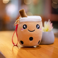 Kawaii Boba Plush Keychain