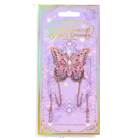 Butterfly Charm Metal Bookmark