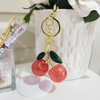 Sparkling Cherry Keychain