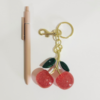 Sparkling Cherry Keychain