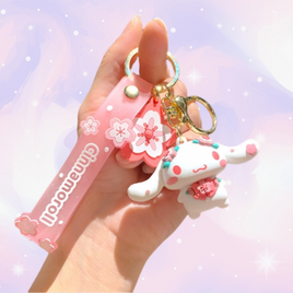 Cinnamoroll Sanrio Sakura Festival Keychain