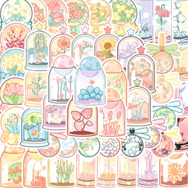 Cute Biomes 50 Piece Sticker Pack