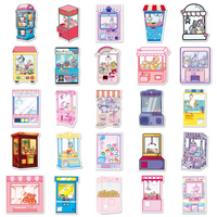 Cute Claw Machine 50 Pack Stickers