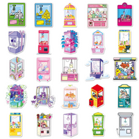 Cute Claw Machine 50 Pack Stickers