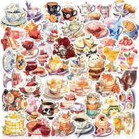 Delightful Afternoon Tea 50 Piece Sticker Pack