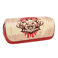 Hazbin Hotel Red Drip Double Zip Pencil Case