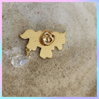 Glitter Crystal Unicorn Pin Brooch