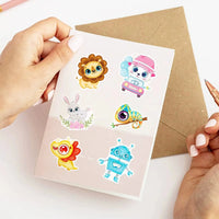 Super Kawaii Eyed Animals 50 Pack Stickers