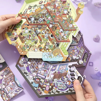 Jumbo 3D Isometric Sticker Scenes