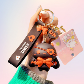 Kawaii Koko Bunny Keychain Chocolate