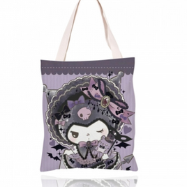 Kuromi Party Goth Canvas Print Tote Bag