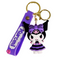 Kuromi Purple Party Dress Keychain