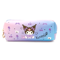 Kuromi Double Zip Faux Leather Pencil Case