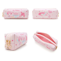 My Melody Double Zip Faux Leather Pencil Case