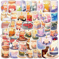 Scented Candles 50 Piece Sticker Pack