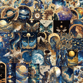 Steampunk Magic 50 Piece Sticker Pack