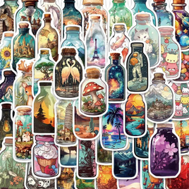 Life In A Bottle 50 Pack Stickers