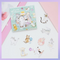 Lovely Nekoni Washi Sticker Flakes Cats