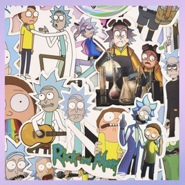 Rick and Morty 50 Piece Sticker Pack