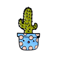 Cute Cactus Plants Enamel Pin