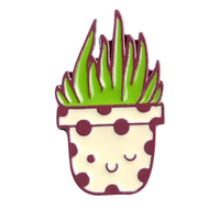 Cute Cactus Plants Enamel Pin